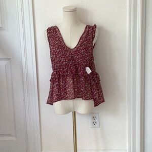 *BUNDLE ONLY* American Eagle Outfitters Red Ruffled Blouse